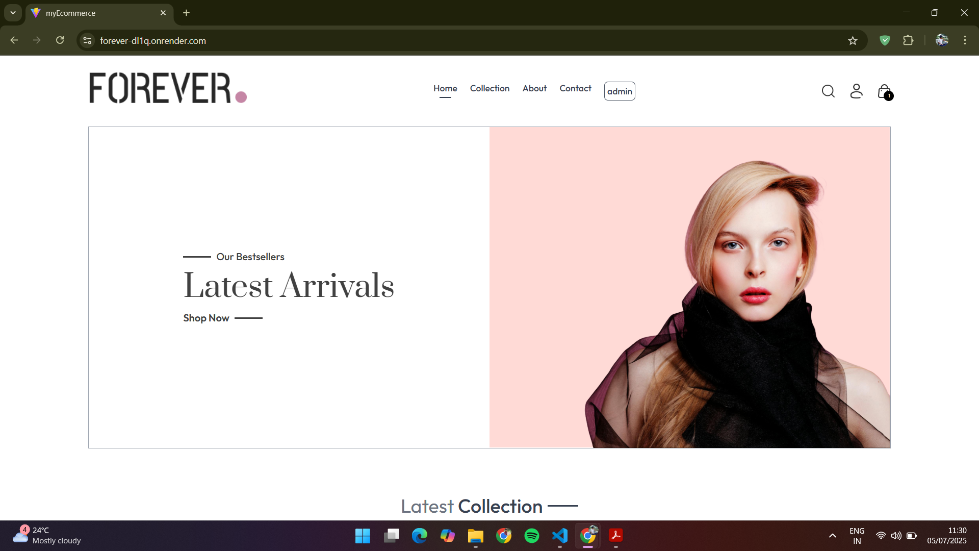 Forever Ecommerce Platform